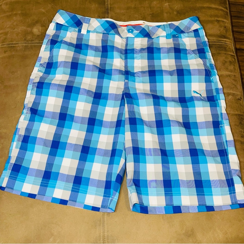 Men’s Puma checkered Shorts Size 34